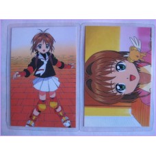 CARD CAPTOR SAKURA set 2 lamicard Original Gadget Anime manga 90s Laminated card Clamp